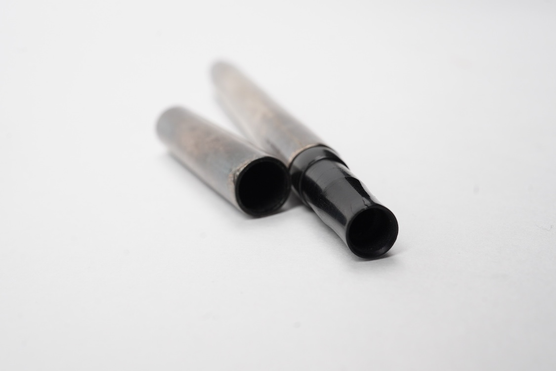 Waterman eyedroppers (2 no.) no's 402, and 0322 and another similar eyedropper, all with repairs